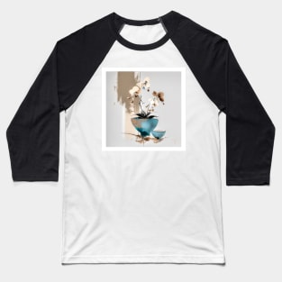 Japanese Orchid Baseball T-Shirt